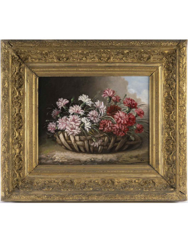 Tableau nature morte aux...