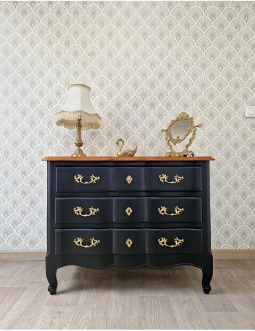 Commode vintage noire CLARISSE